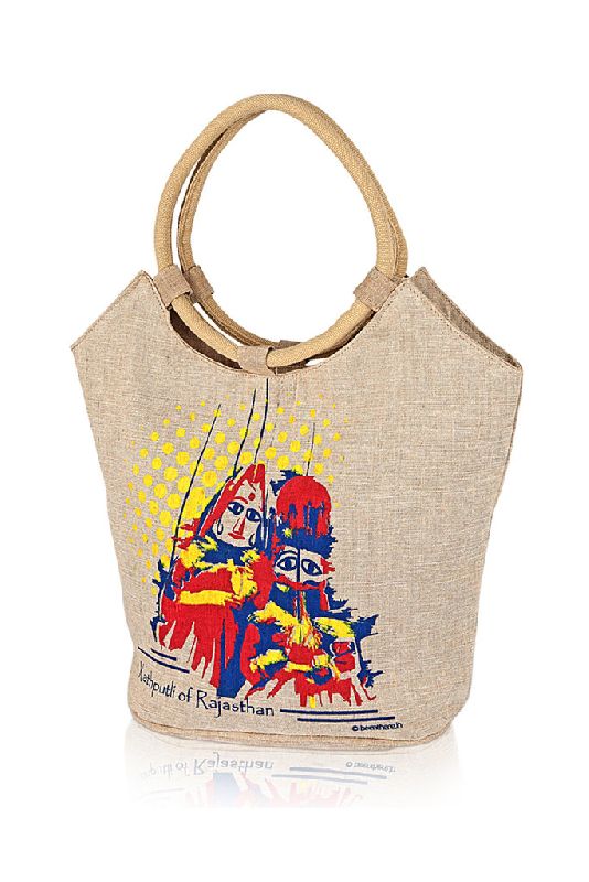 Jute Beach Bag, for Good Quality, Attractive Pattern, Anti Bacterial ...