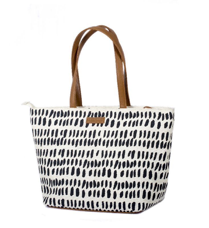 Jute Fancy Bag, for Easily Washable, Attractive Pattern, Anti Bacterial, Closure Type : Zip