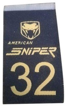 STS Printed Garment Woven Tag, Size : 3 x 2 inch