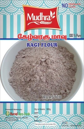 Mudhra Roasted Ragi Flour, Packaging Size : 500g