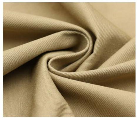 Polyester Viscose Khaki Fabric, Color : Khakhi