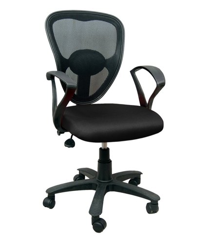 Mesh Revolving Office Chair, Color : Black