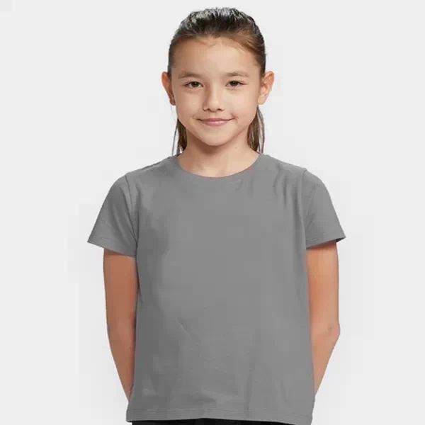 Cotton Plain Girls T-Shirt, Occasion : Casual Wear