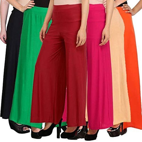 Plain Cotton ladies palazzo, Occasion : Casual Wear