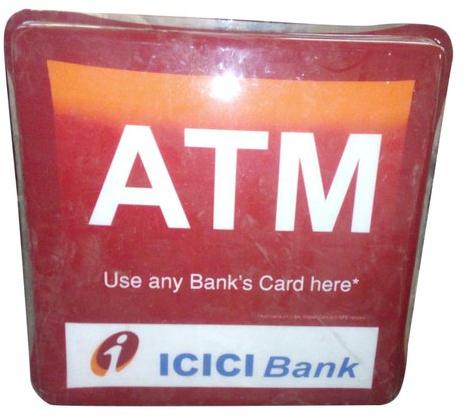 Square Acrylic ATM Display Board, Size : 16 x16 inch