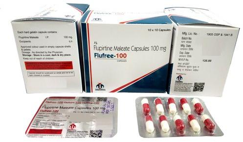 Flufree Flupirtine Maleate Capsules, Packaging Type : Blisters