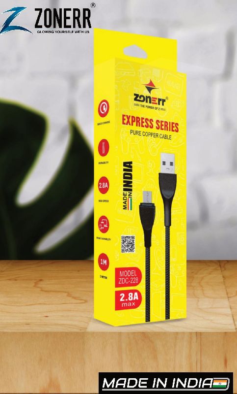 Zonerr Express Series Data Cable, for Charging, Feature : Wide Capability
