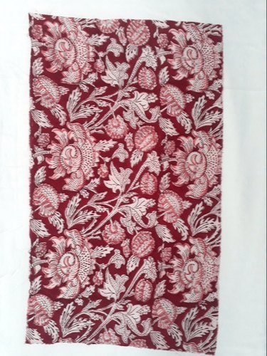 Kalamkari Print Fabric, Width : 44-45 inch