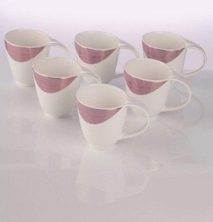 Goldleaf Printed Porcelain Coffee Cup Set, Size : 72 Cm