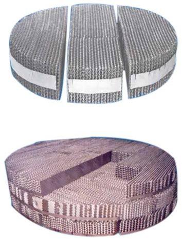 Round Coated Metal Stainless steel Segmented Structured Packing
