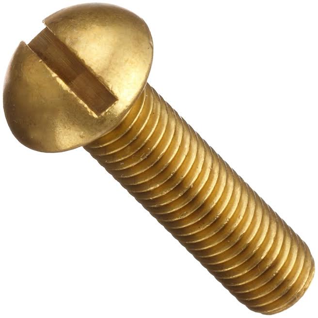 Golden Brass Screws, For Hardware Fitting, Size : Customized