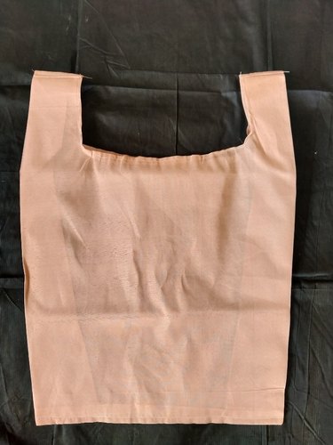 Plain Non Woven Cloth Carry Bags, Color : Peach