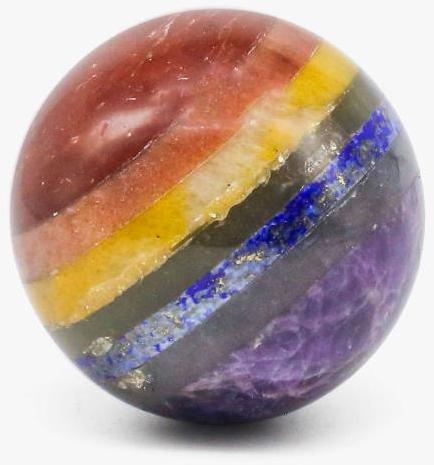 7 Chakra Sphere Ball, Size : 2 Inch to 3 Inch