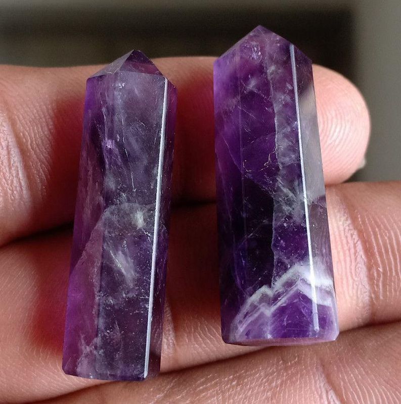 Amethyst Pencil Stone, Size : 2 Inch