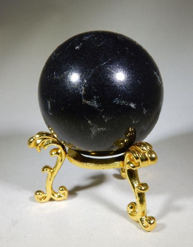 Black Tourmaline Sphere Ball, Quality : Mix / Aaa