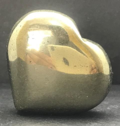 Pyrite Hearts Stone