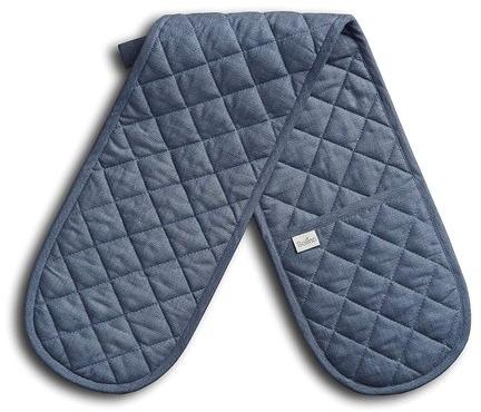 Grey Cotton Double Oven Mitt