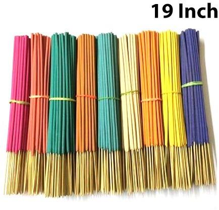 Wood Dust Colored Incense Sticks, for Home, Office, Temples, Length : 15-20 Inch