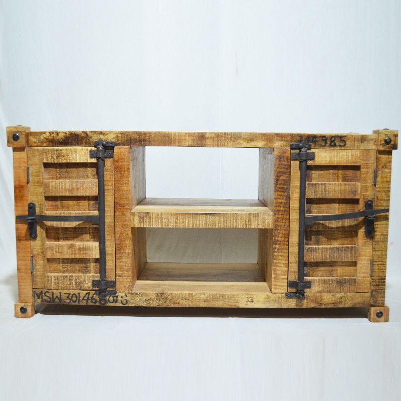 Wood Industrial Sideboard