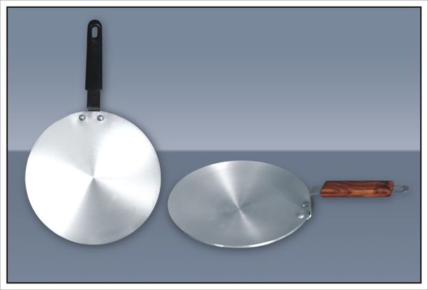 Aluminum Roti Tawa, Color : Grey, Silver