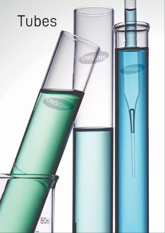Omsons Glassware Laboratory Glass Tubes, Color : Transparent