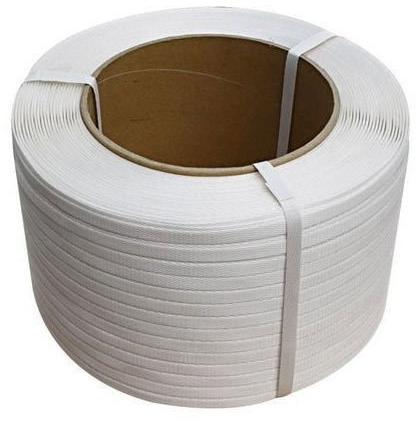 Dull White Coating Box Strapping Roll, Pattern : Plain