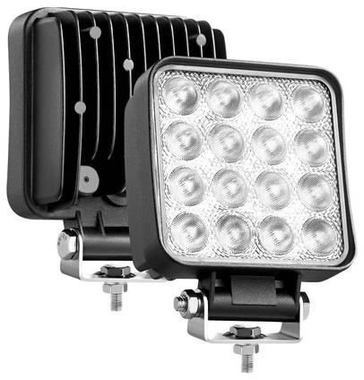 Fourlifters Square Die-cast aluminum LED Head Light, Power Consumption : 48 W