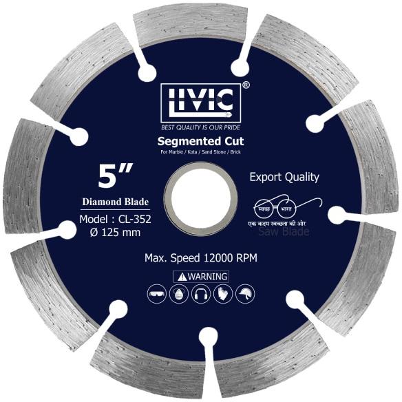 Livic Round Diamond Segmented Cutter Blade