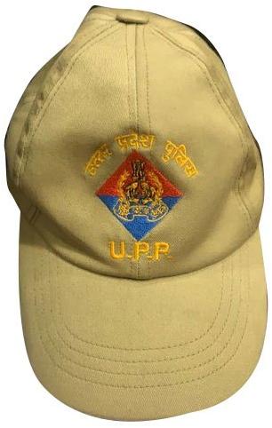 Embroidered Cotton Police Officer Cap, Size : 50-60 Cm