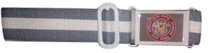 Shyamjee Iron Polyester School Uniform Belts, Color : White, Red, Blue 