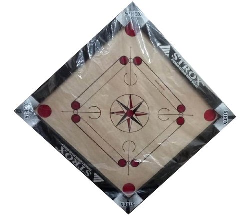 Strox Wooden Carrom Board, for Playing, Size : 20 x 20 Inch