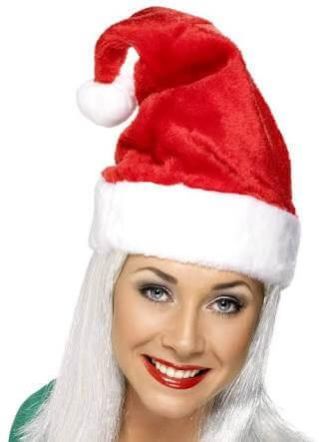 Red Plush Santa Hat