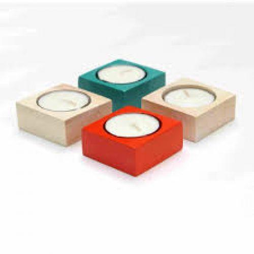 Candles Set, Dimension : 4in X 4in X 0.75in