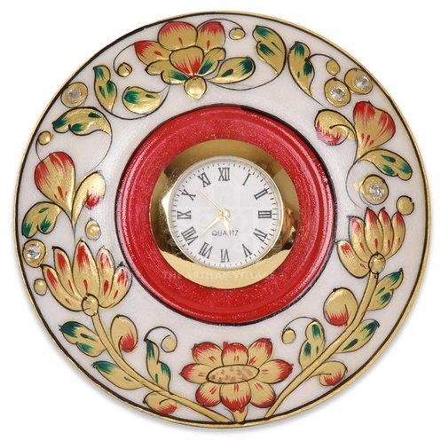 Marble Handicrafts Table Clock