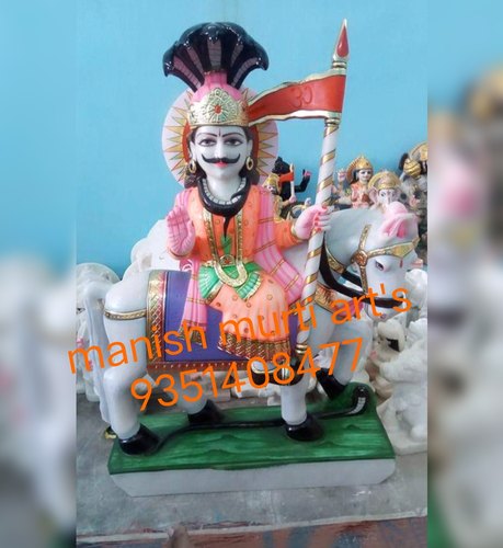 Marble Goga Ji Maharaj Statue, for Worship, Temple, Packaging Type : Carton Box