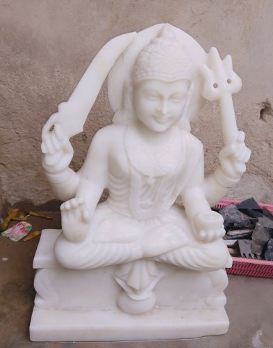 Marble Santoshi Mata Statue, for Worship, Temple, Packaging Type : Carton Box