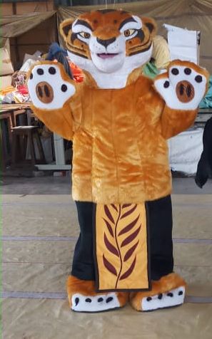 Plain Form Tiger Mascot, Size : Standard