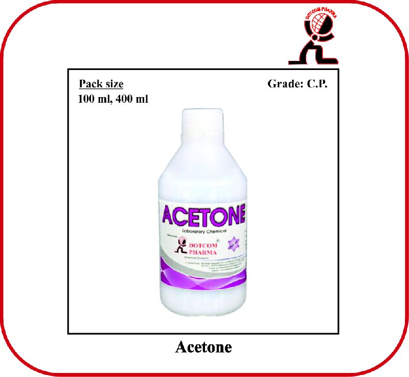 DOTCOM PHARMA Acetone, Classification : 100 Ml, 400 Ml