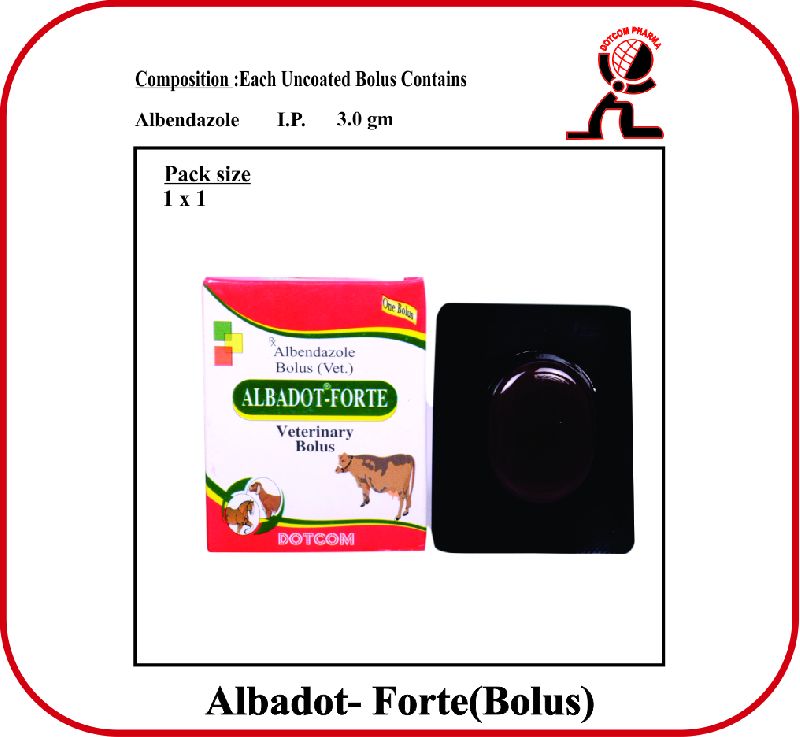 Albendazole 3.0 gm BOLUS ALBADOT FORTE