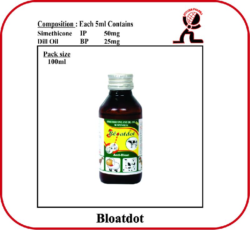 Bloatdot Oral. Simethicone Emulsion 1000 Mg