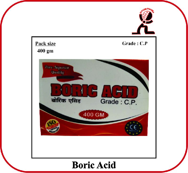 DOTCOM PHARMA Boric Acid Powder, for Industrial, Packaging Type : Plastic Packet