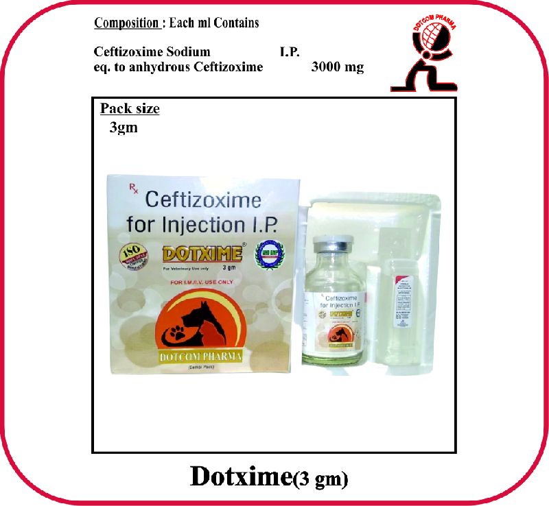 Ceftizoxime 3 Gm DRY INJECTION DOTXIME 3 gm