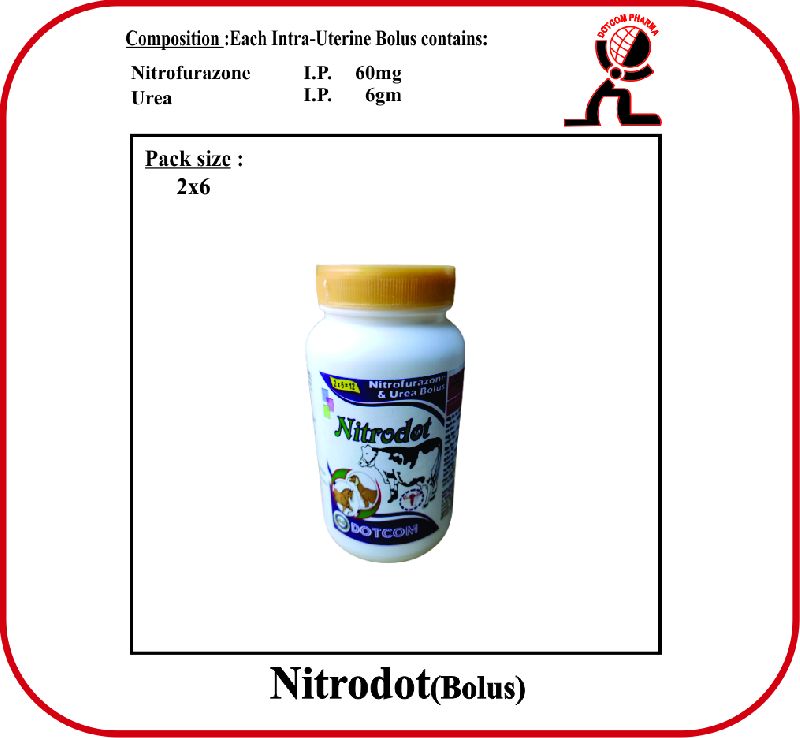 Nitrofurazone 60mg With Urea 6 Gm Bolus BOLUS NITRODOT