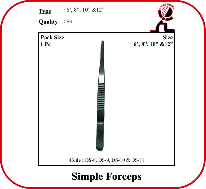Simple Forceps - 12 Inch