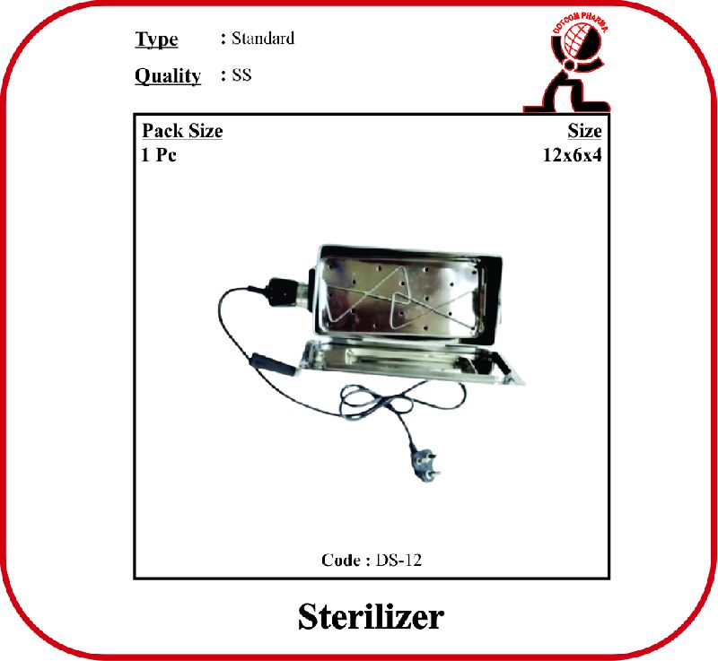 Stainless Steel Polished Sterilizer, for Veterinary Use, Feature : Best Quality, Fine Finished, High Durability