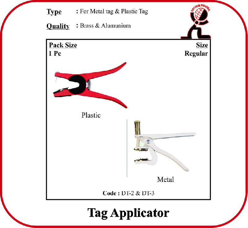 Tag Applicator For Plastic Tag, Length : UNIVERSAL