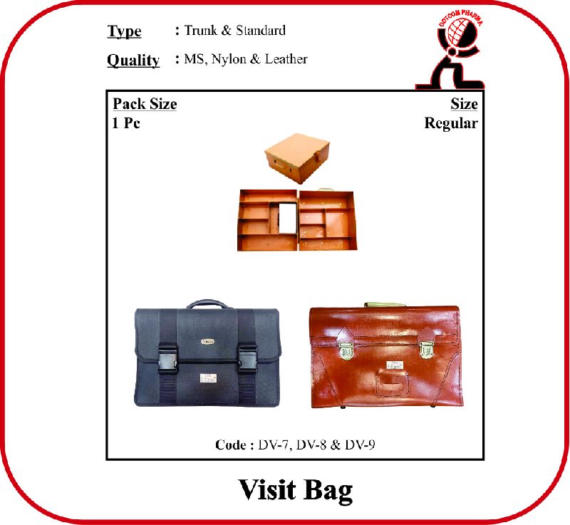 Polished TRUNK Visit Bag - Nylon, for Veterinary Use