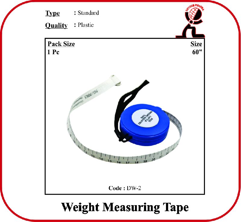 Weight Measuring Tape, Type : Veterinary Instruments - DOTCOM PHARMA ...