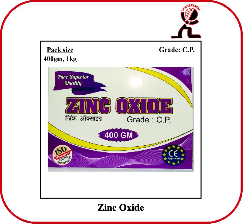 DOTCOM PHARMA Natural zinc oxide powder, Style : Dried