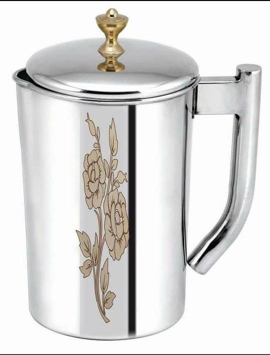 Polished Plain Stainless Steel Water Jug, Style : Antique